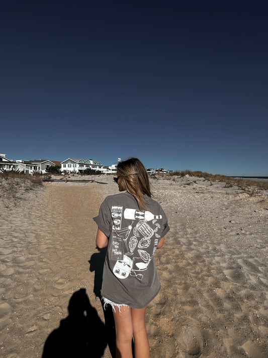 Seaside Heavyweight Tee | Faded Grey